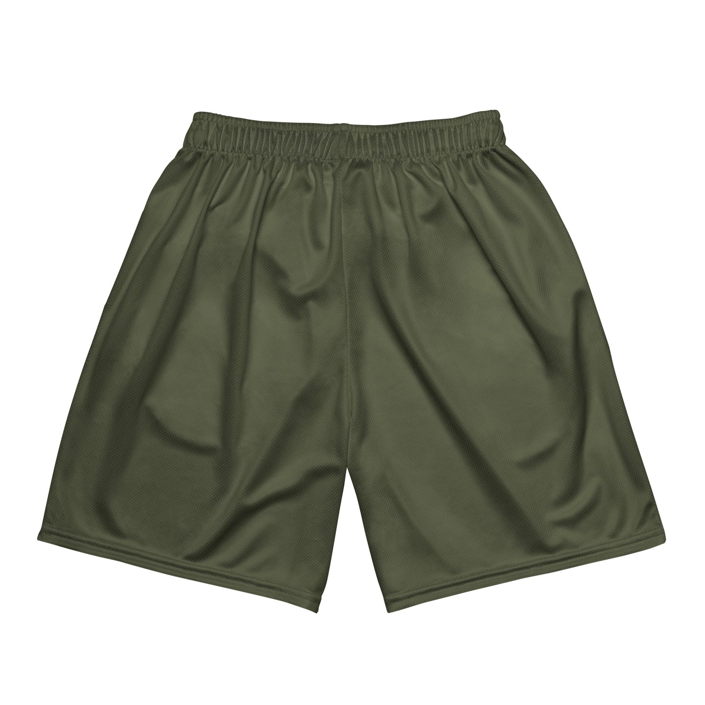 TOBAY Fish Unisex mesh shorts - Olive Green