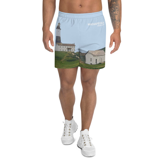 Montauk Lighthouse Unisex Athletic Long Shorts
