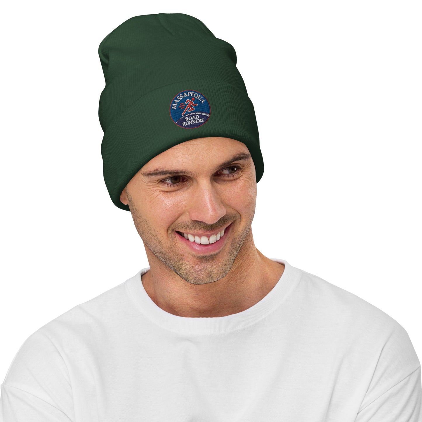 Massapequa Road Runners Logo Embroidered Beanie
