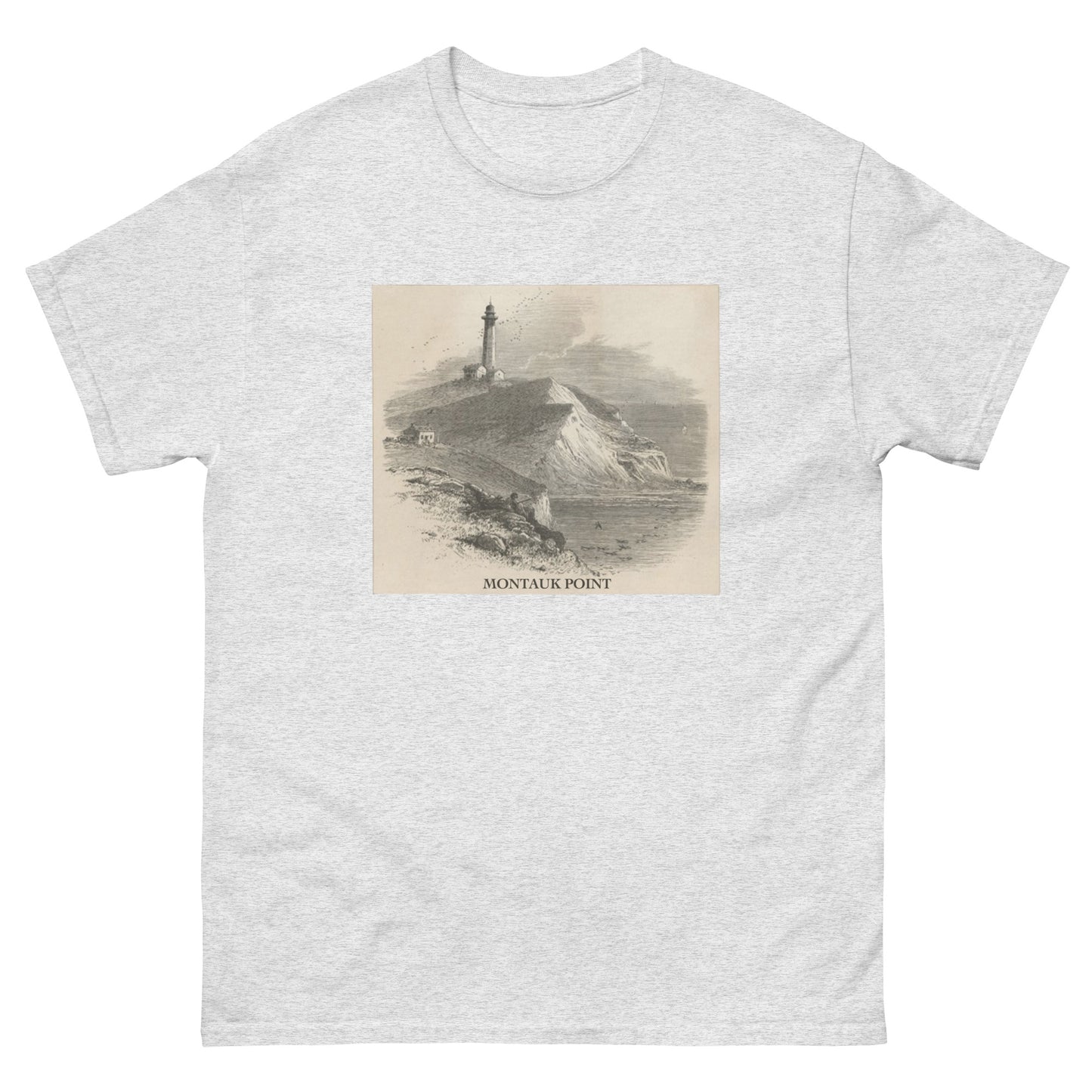 Montauk Light House Graphic 6 Unisex classic tee