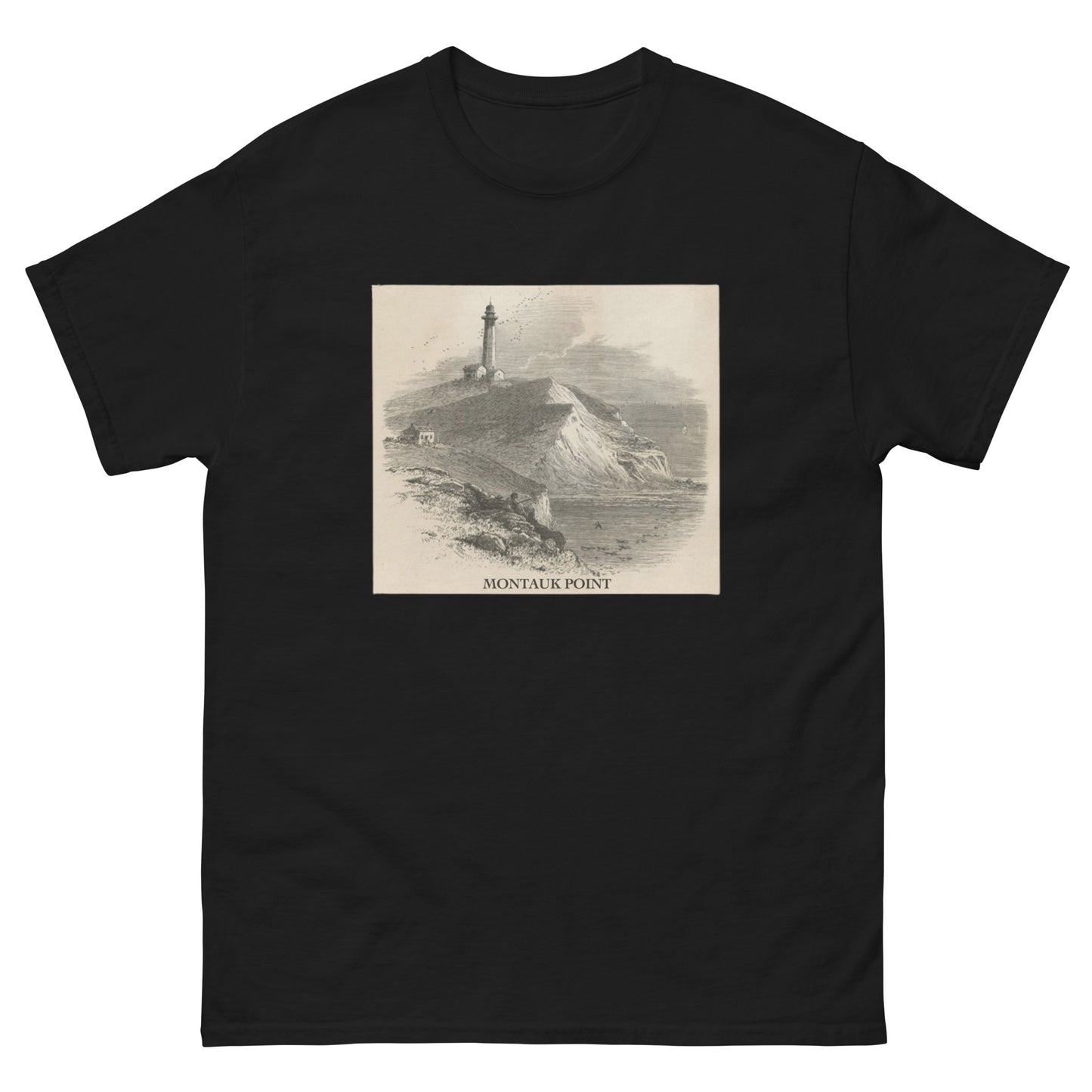 Montauk Light House Graphic 6 Unisex classic tee