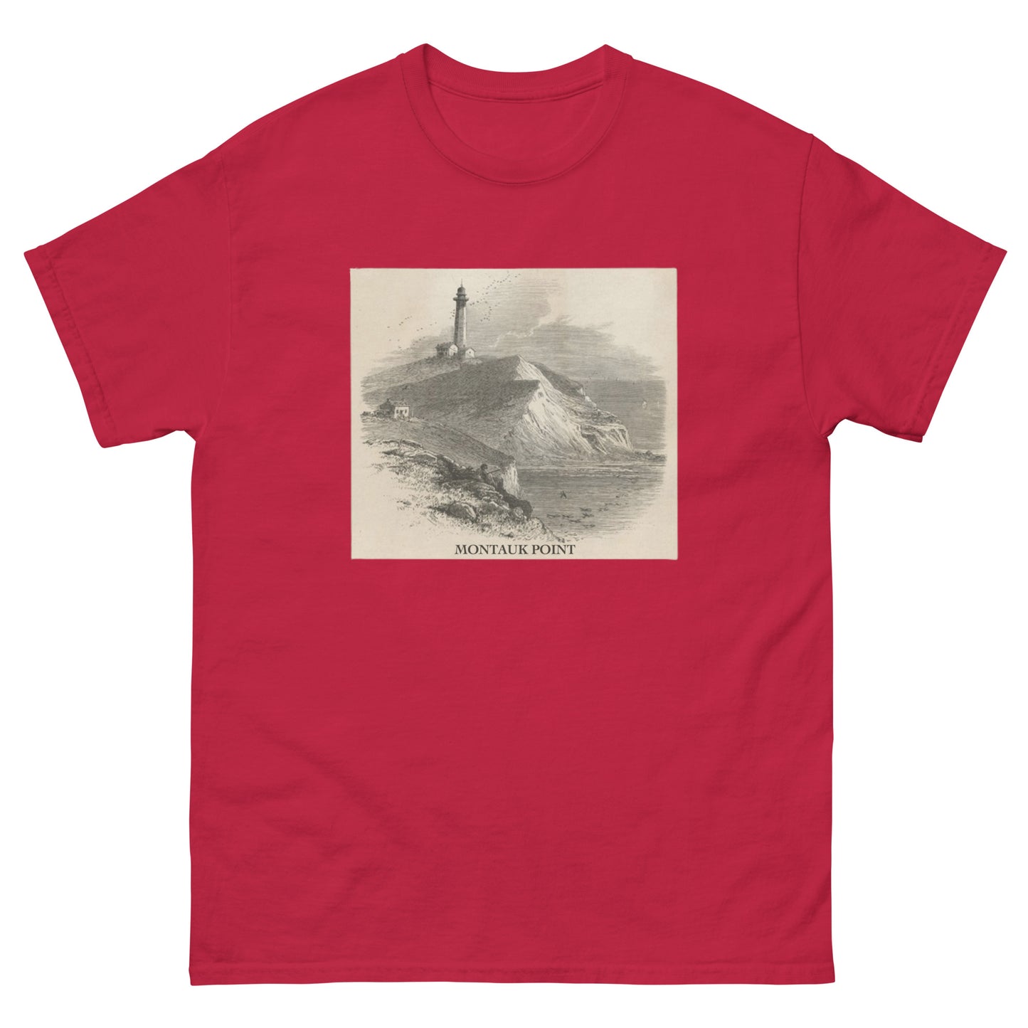 Montauk Light House Graphic 6 Unisex classic tee