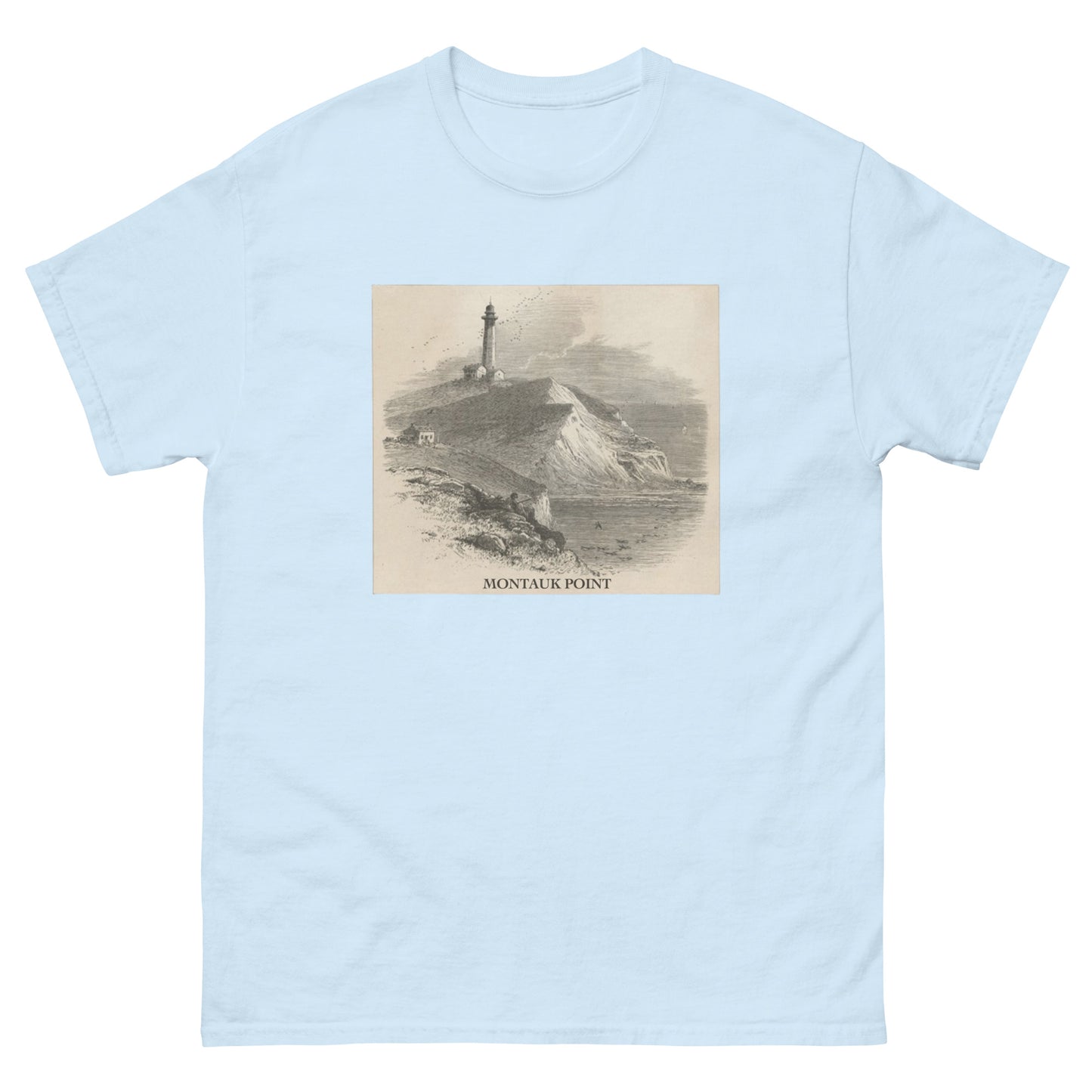 Montauk Light House Graphic 6 Unisex classic tee