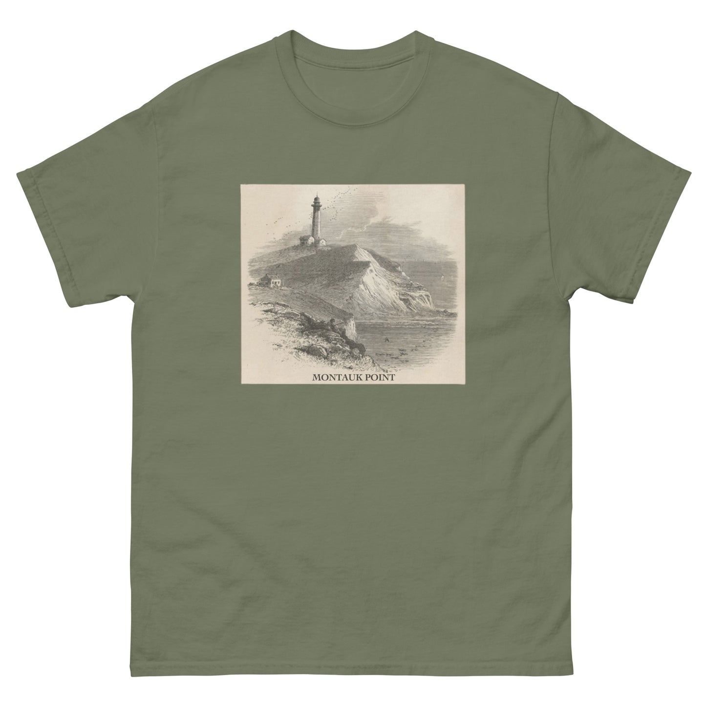 Montauk Light House Graphic 6 Unisex classic tee