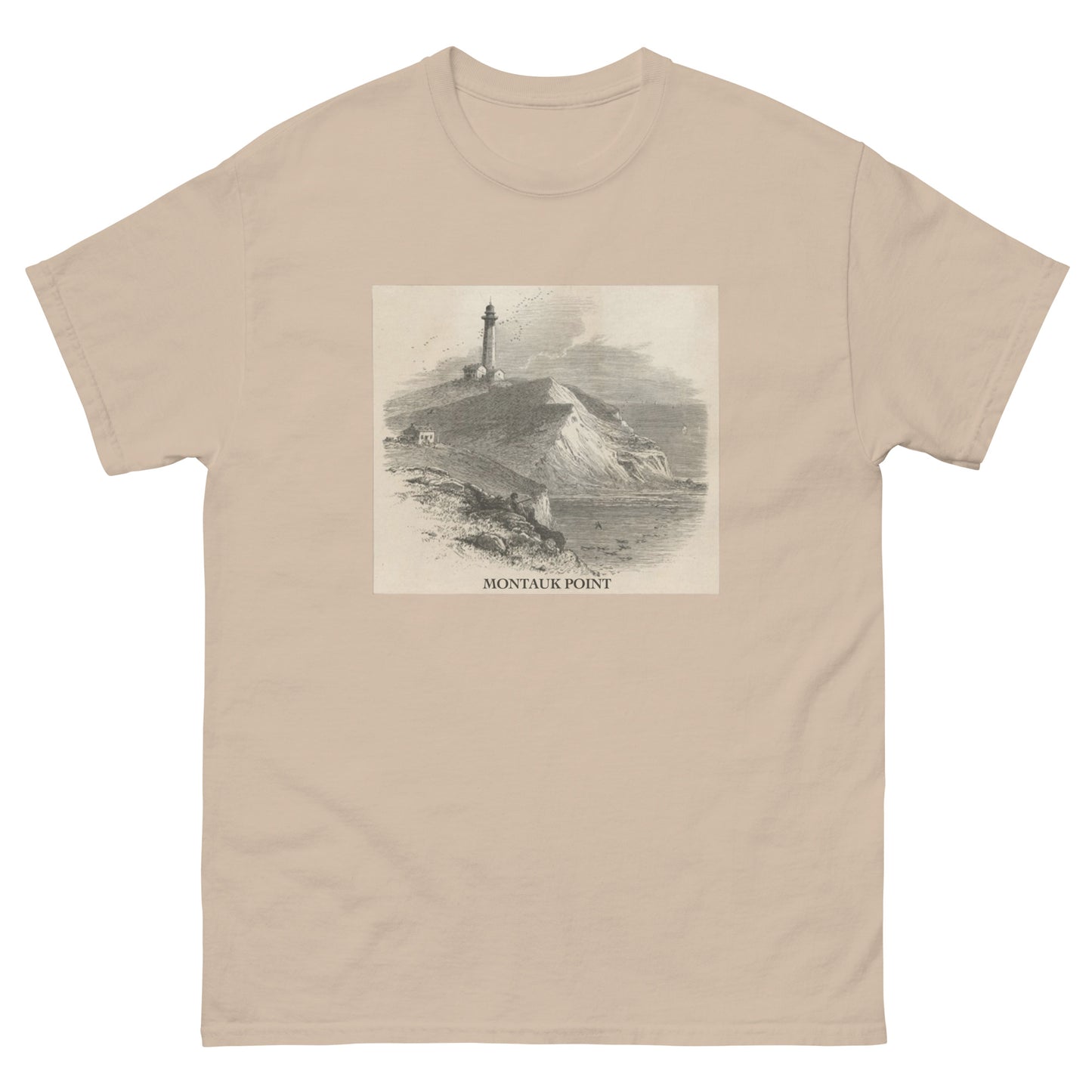 Montauk Light House Graphic 6 Unisex classic tee