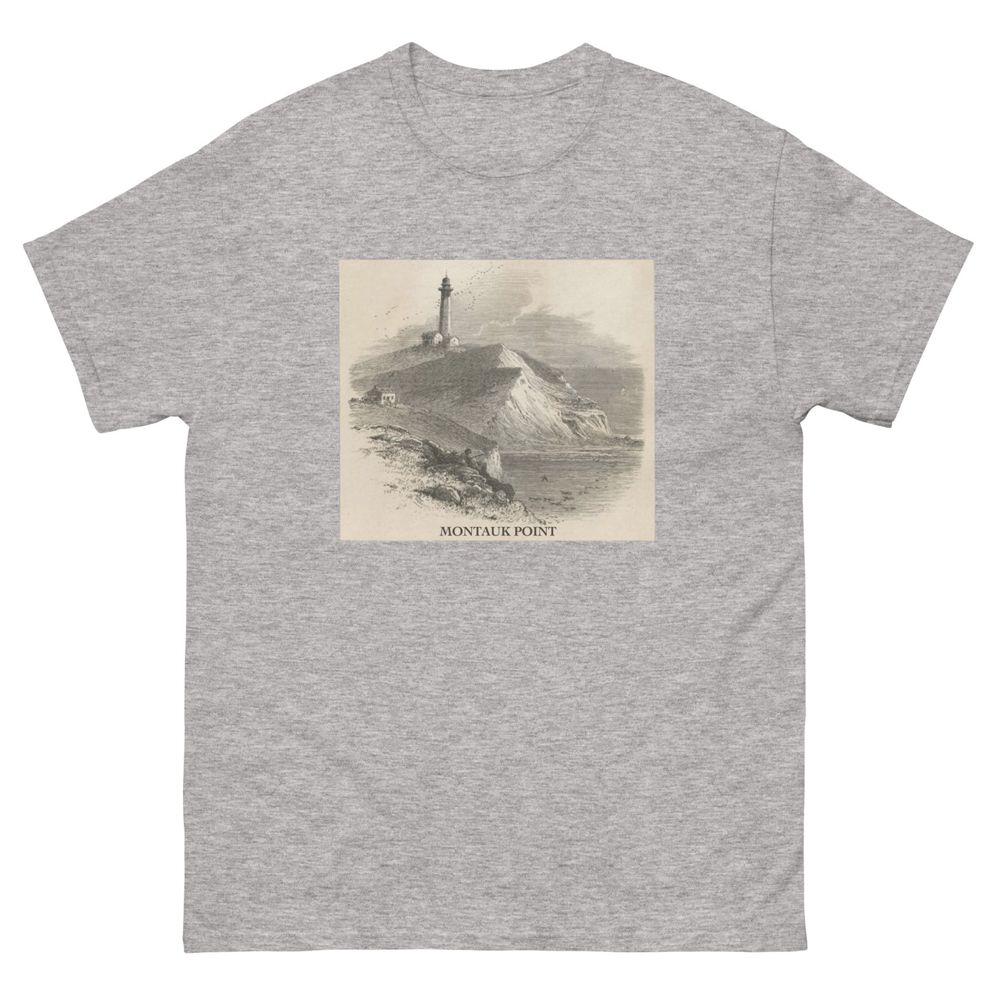 Montauk Light House Graphic 6 Unisex classic tee