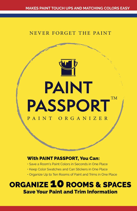 Paint Passport Standard 10 Room Paint Organizer (Bulk 25 Pack)