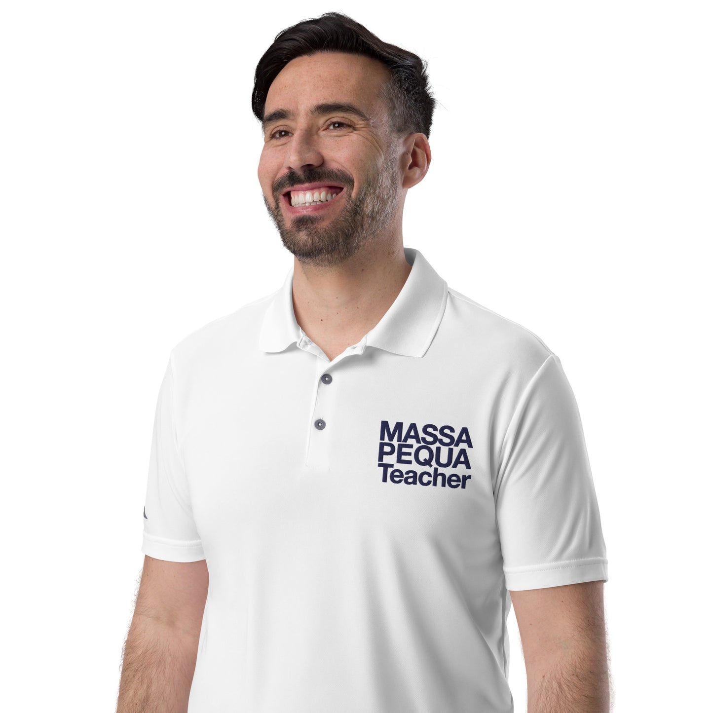 Massapequa Teacher adidas performance polo shirt