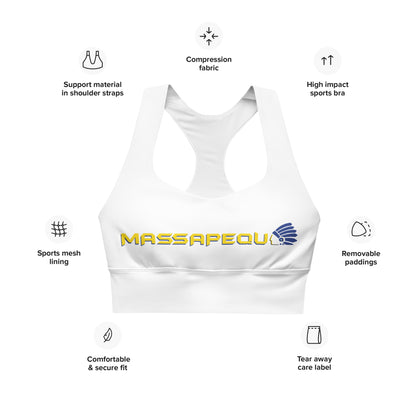 Massapequa Women's Longline sports bra