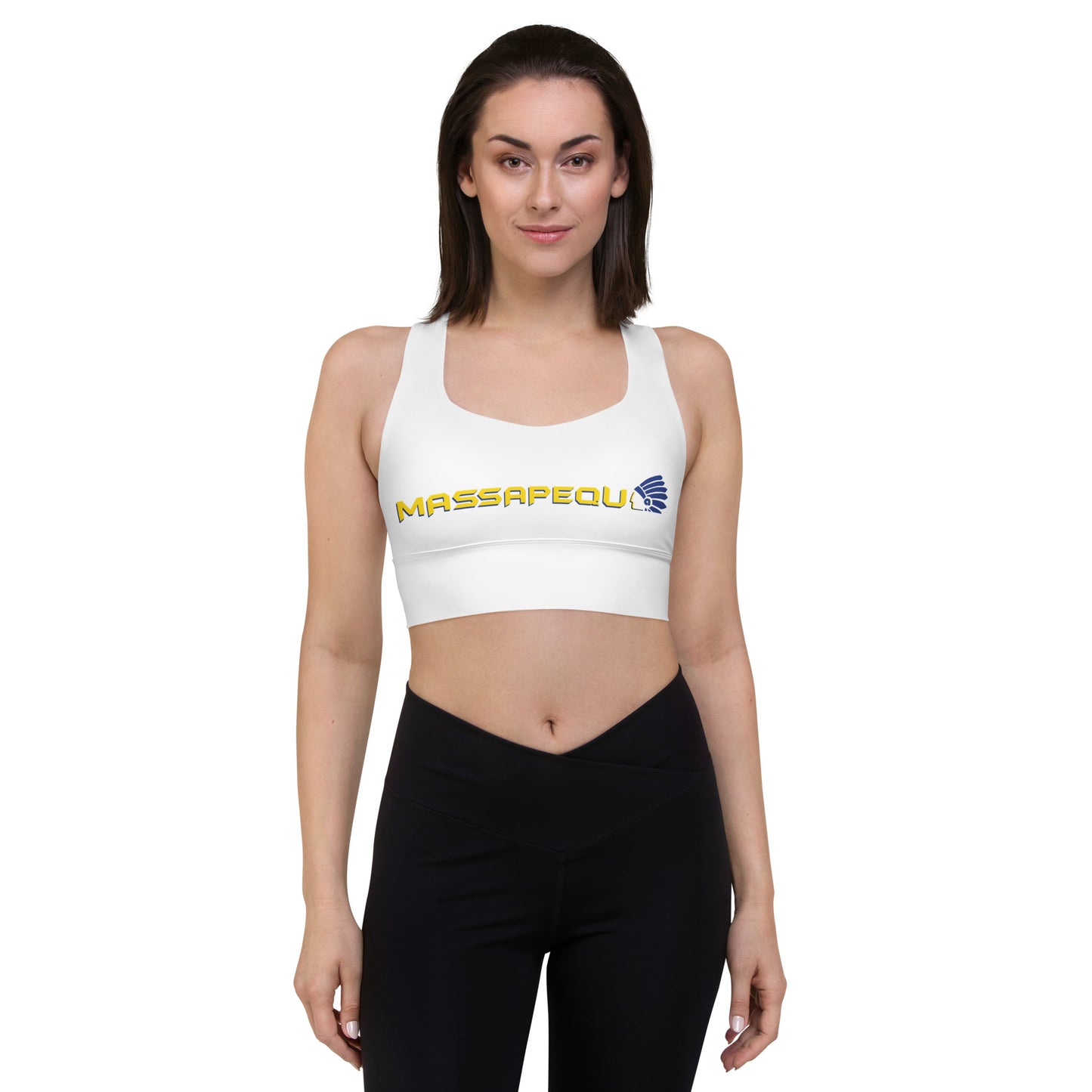 Massapequa Women's Longline sports bra