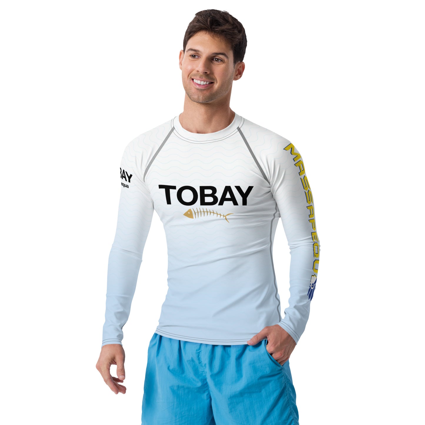 Massapequa TOBAY Men's Rash Guard Athletic Shirt