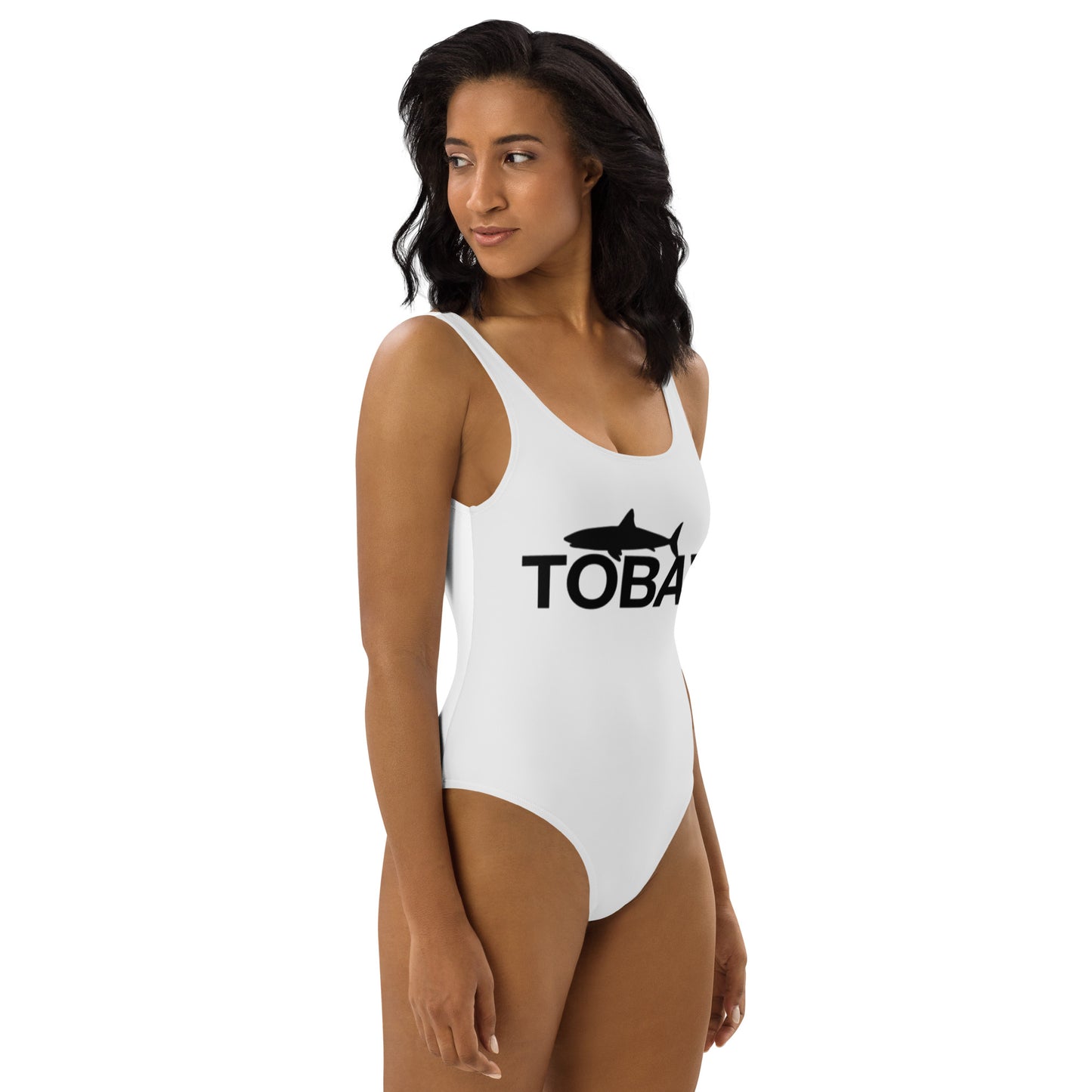 TOBAY Women's Shark and Tail fish One-Piece Swimsuit