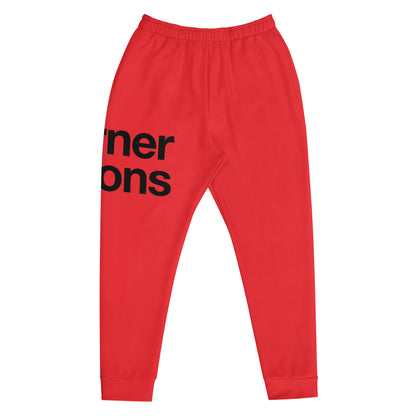 Massapequa Berner Bisons Men's Joggers - Red