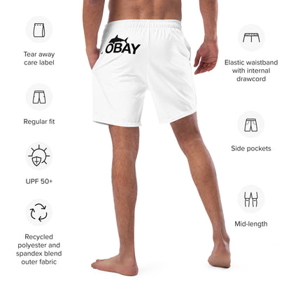 Massapequa TOBAY Fish Men's swim trunks - White