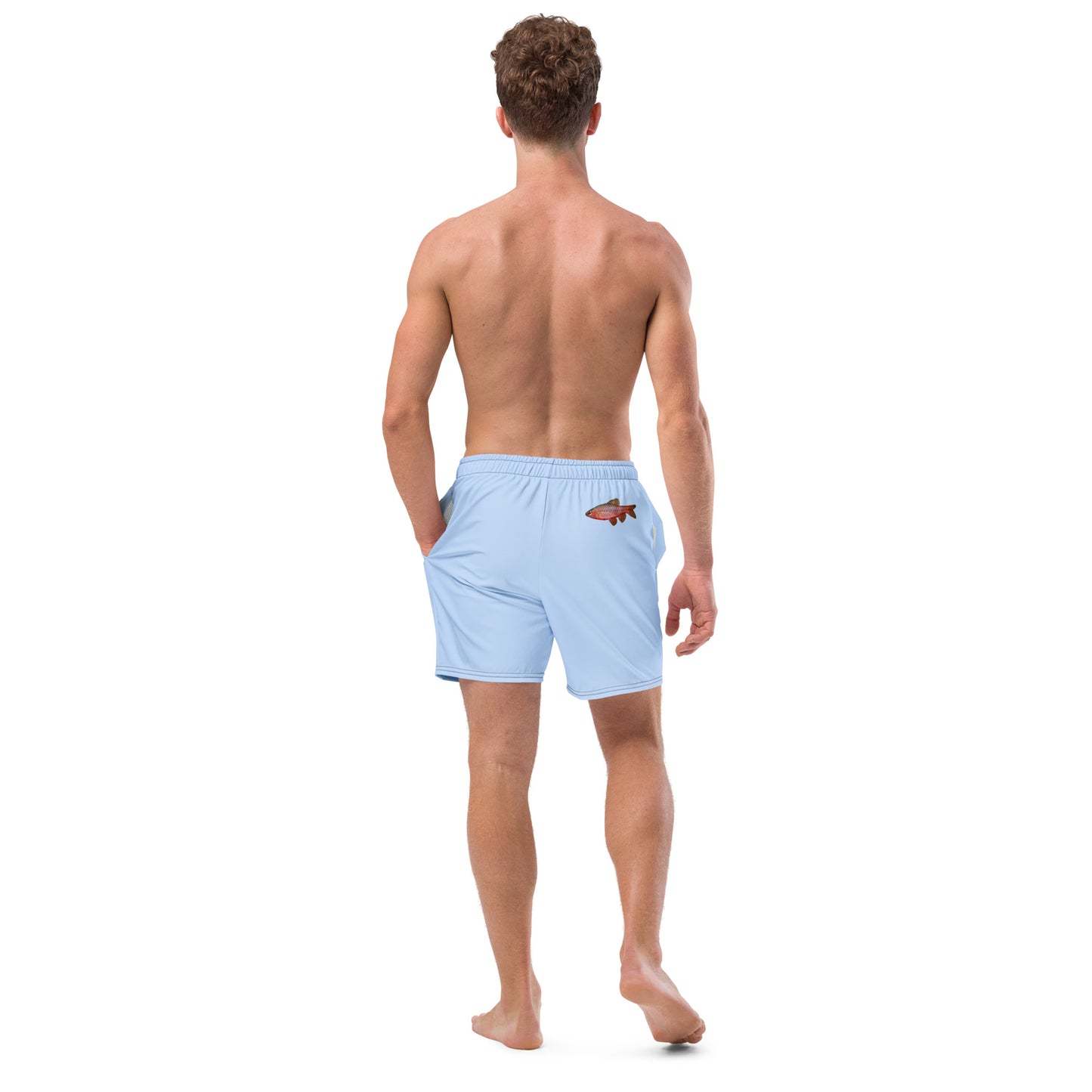 Massapequa TOBAY Fish Men's swim trunks - Baby Blue