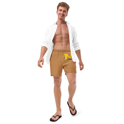 Massapequa Modern Chiefs Men's swim trunks - Tan