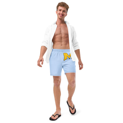 Massapequa Modern Chiefs Men's swim trunks - Baby Blue