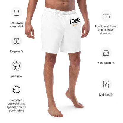 Massapequa TOBAY Fish Men's swim trunks - White