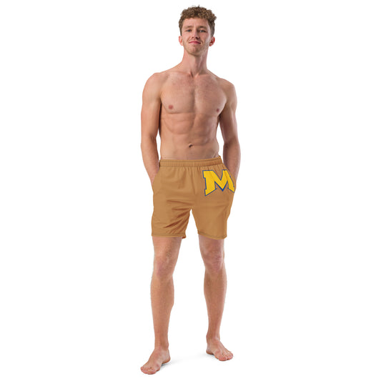 Massapequa Modern Chiefs Men's swim trunks - Tan