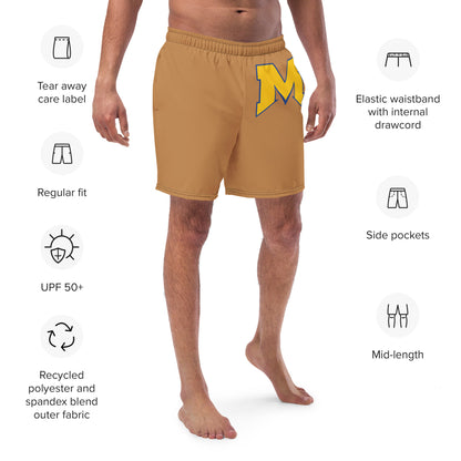 Massapequa Modern Chiefs Men's swim trunks - Tan