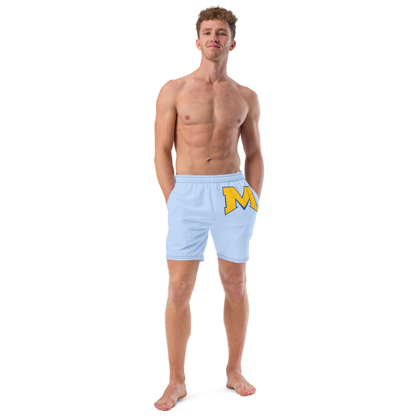 Massapequa Modern Chiefs Men's swim trunks - Baby Blue