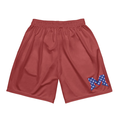 Massapequa Modern USA Chiefs Unisex mesh shorts - Dust Red