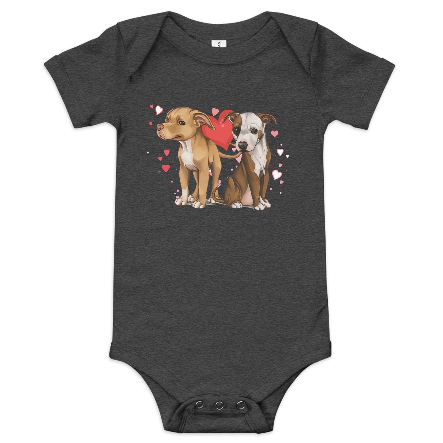 Titus and Hailey Dog Baby short sleeve one piece