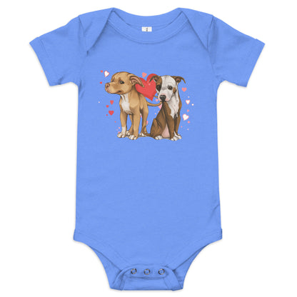 Titus and Hailey Dog Baby short sleeve one piece