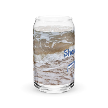 Shore Vision Beach Scene Can-shaped glass