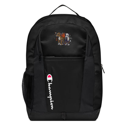 Titus and Hailey Dog Champion backpack