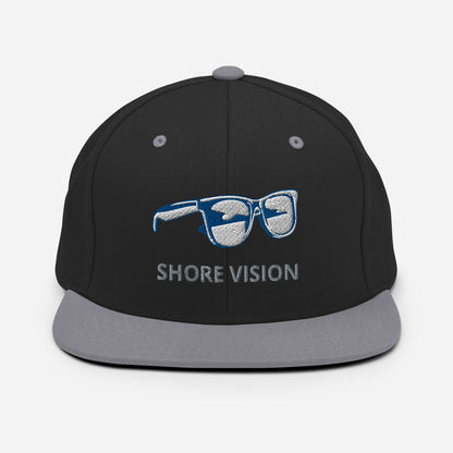 Shore Vision Embroidered Snapback Hat