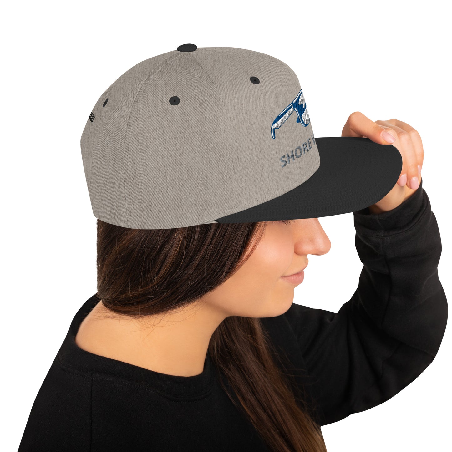 Shore Vision Embroidered Snapback Hat