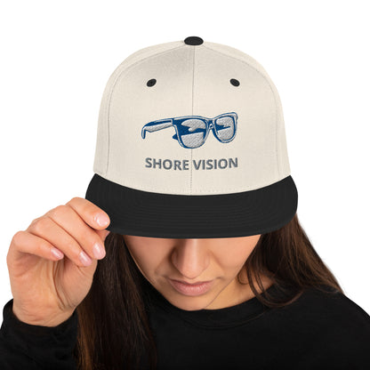 Shore Vision Embroidered Snapback Hat