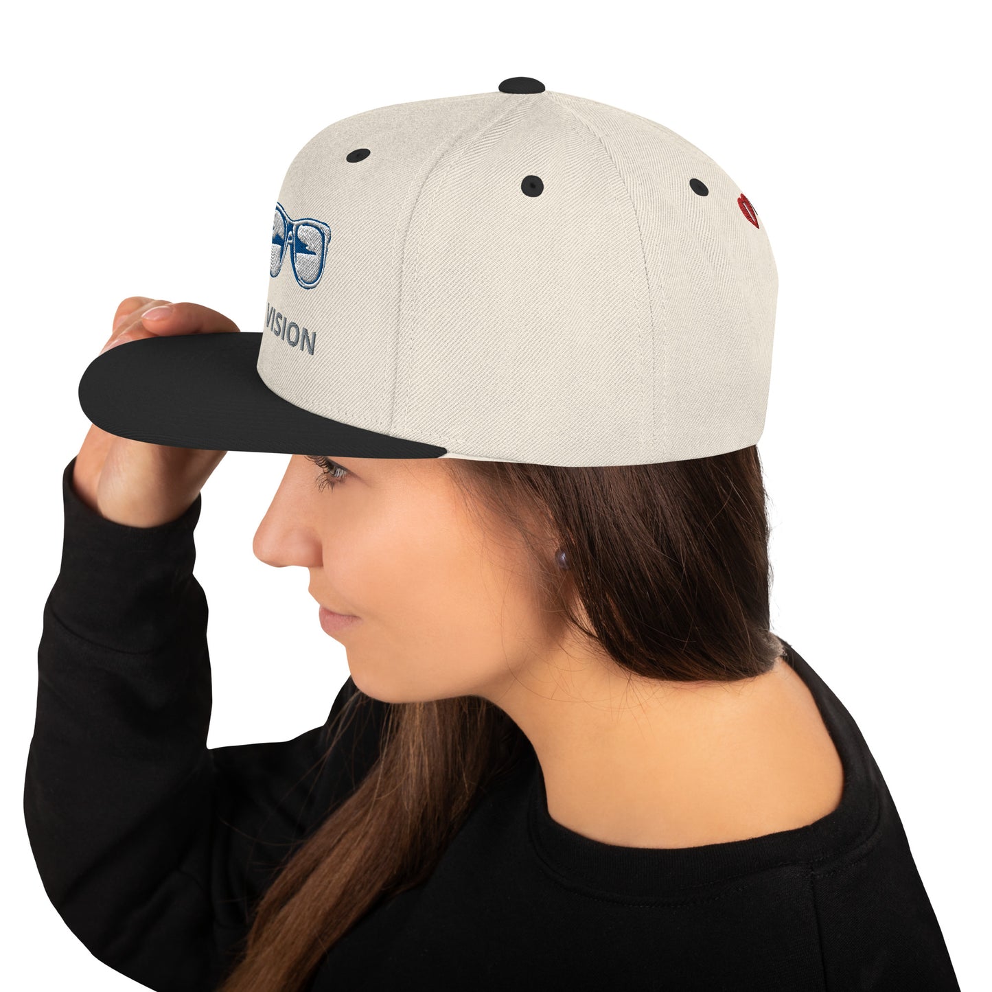 Shore Vision Embroidered Snapback Hat