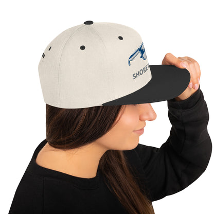 Shore Vision Embroidered Snapback Hat