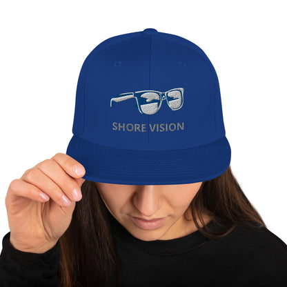 Shore Vision Embroidered Snapback Hat