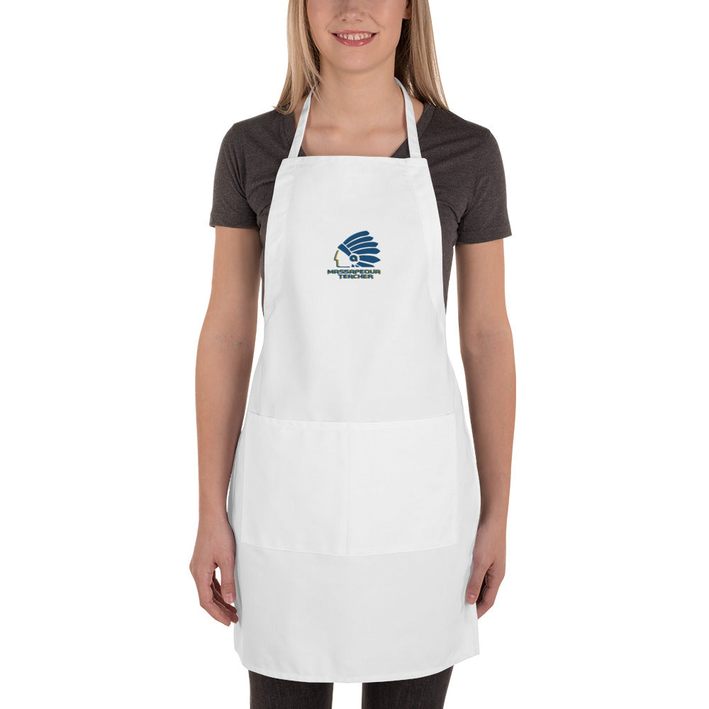 Massapequa Teacher Unisex Chiefs Embroidered Apron