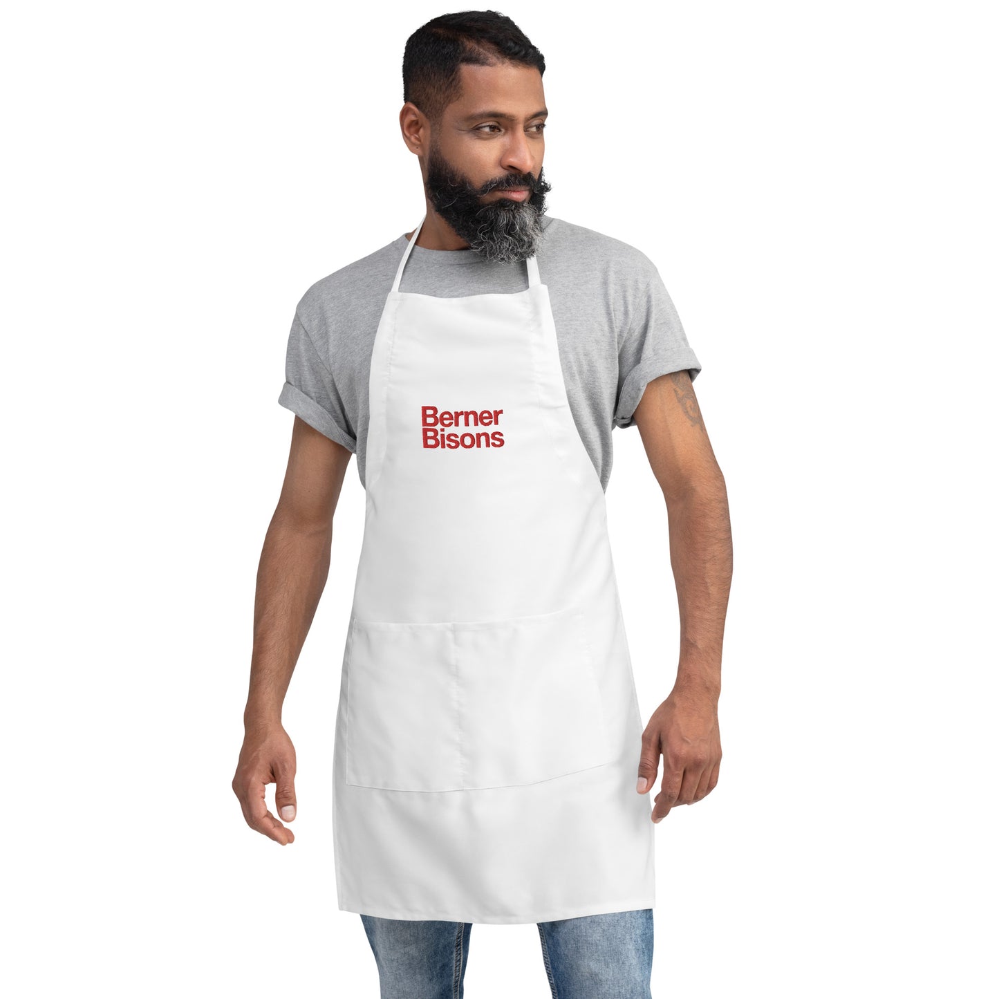 Massapequa Berner Bisons Unisex Embroidered Apron