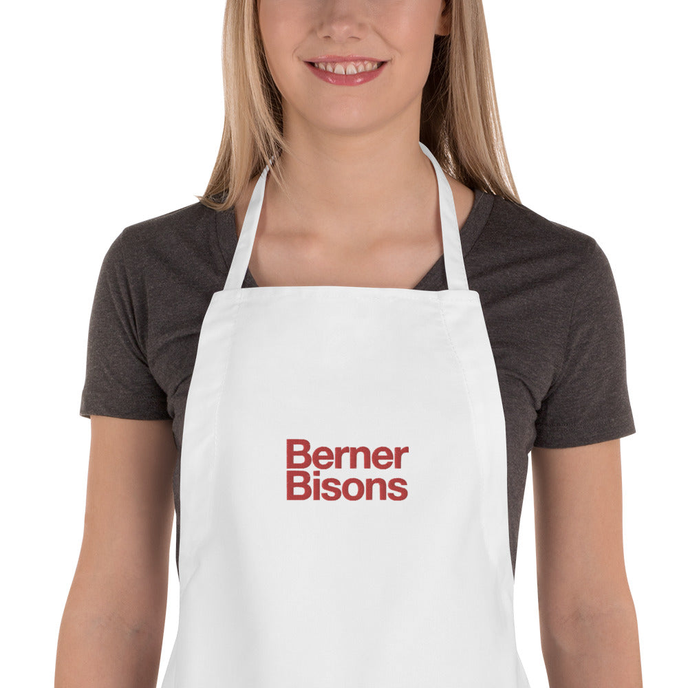 Massapequa Berner Bisons Unisex Embroidered Apron