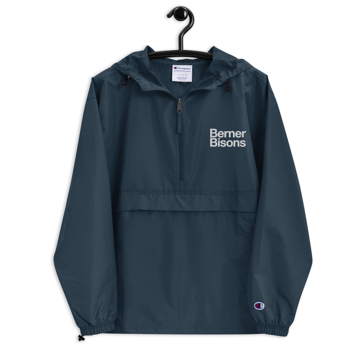 Massapequa Berner Bisons Embroidered Champion Packable Jacket