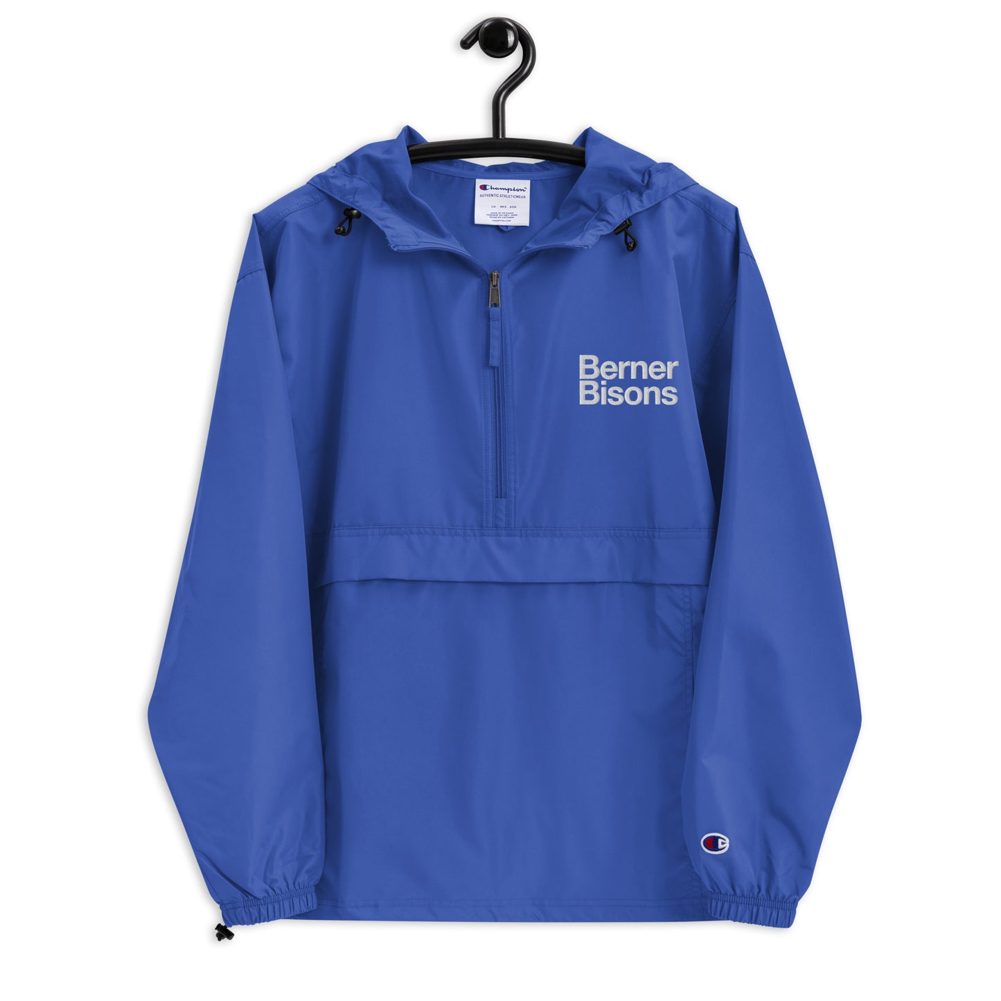 Massapequa Berner Bisons Embroidered Champion Packable Jacket