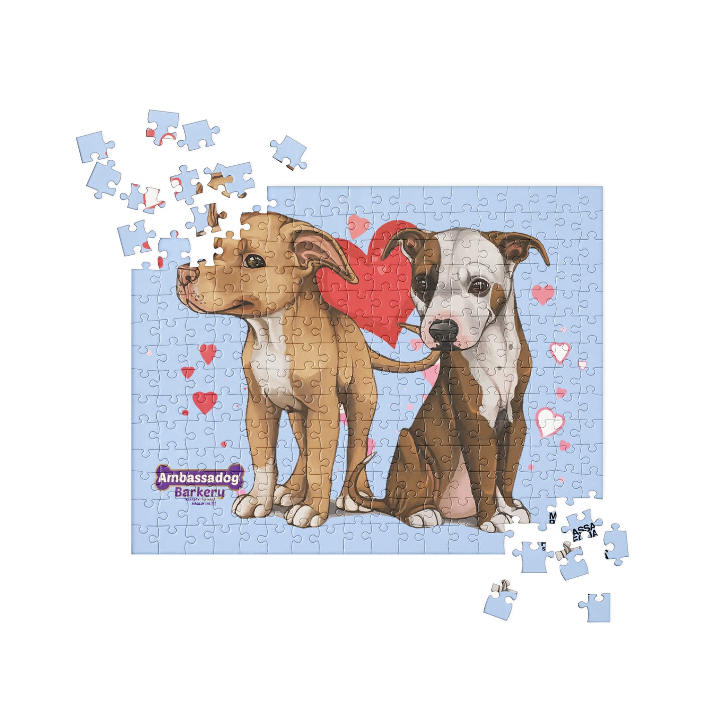 Titus and Hailey Dog Jigsaw puzzle