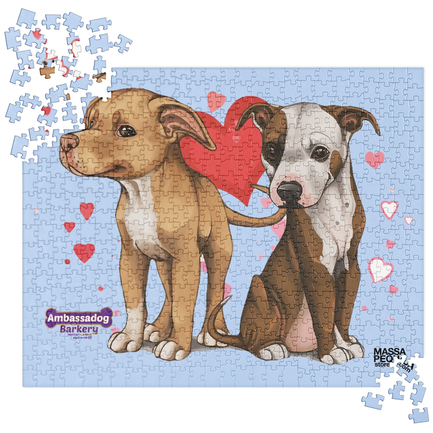 Titus and Hailey Dog Jigsaw puzzle