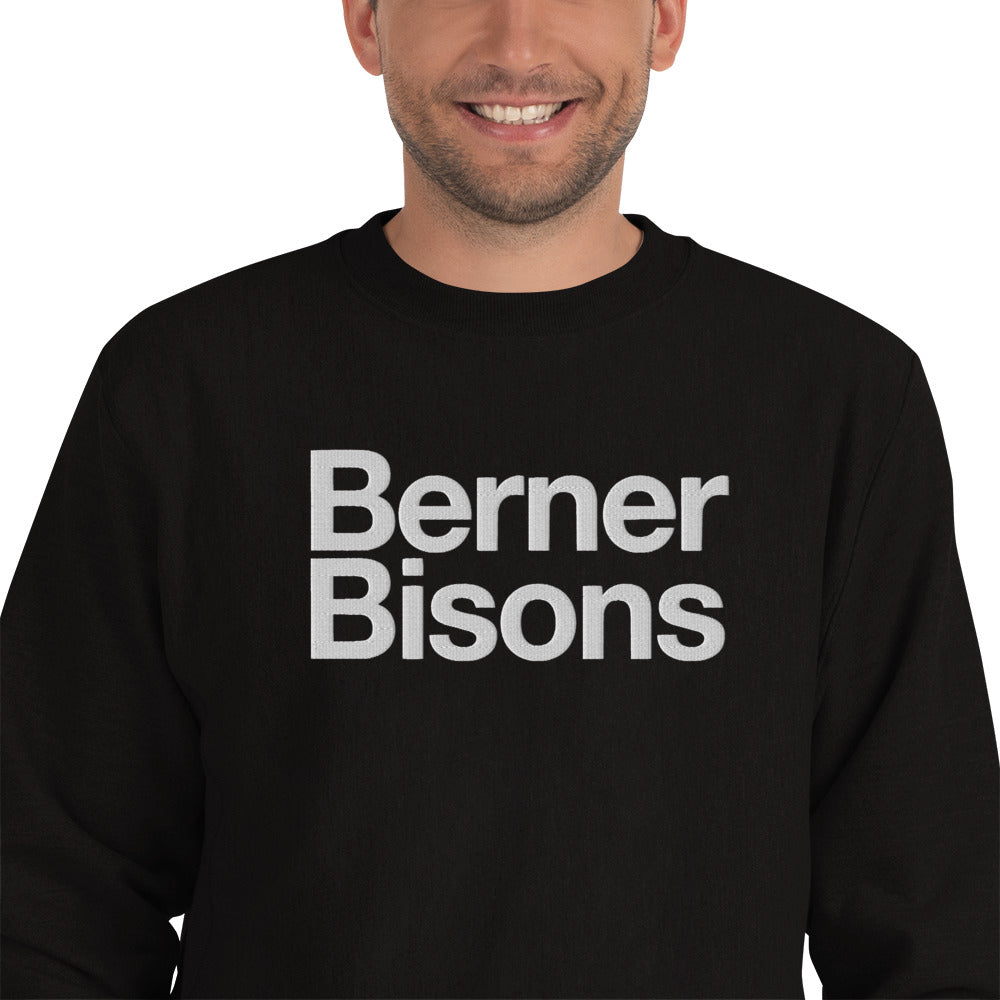 Massapequa Berner Bisons Embroidered Champion Sweatshirt