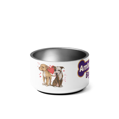 Titus and Hailey Dog Pet bowl