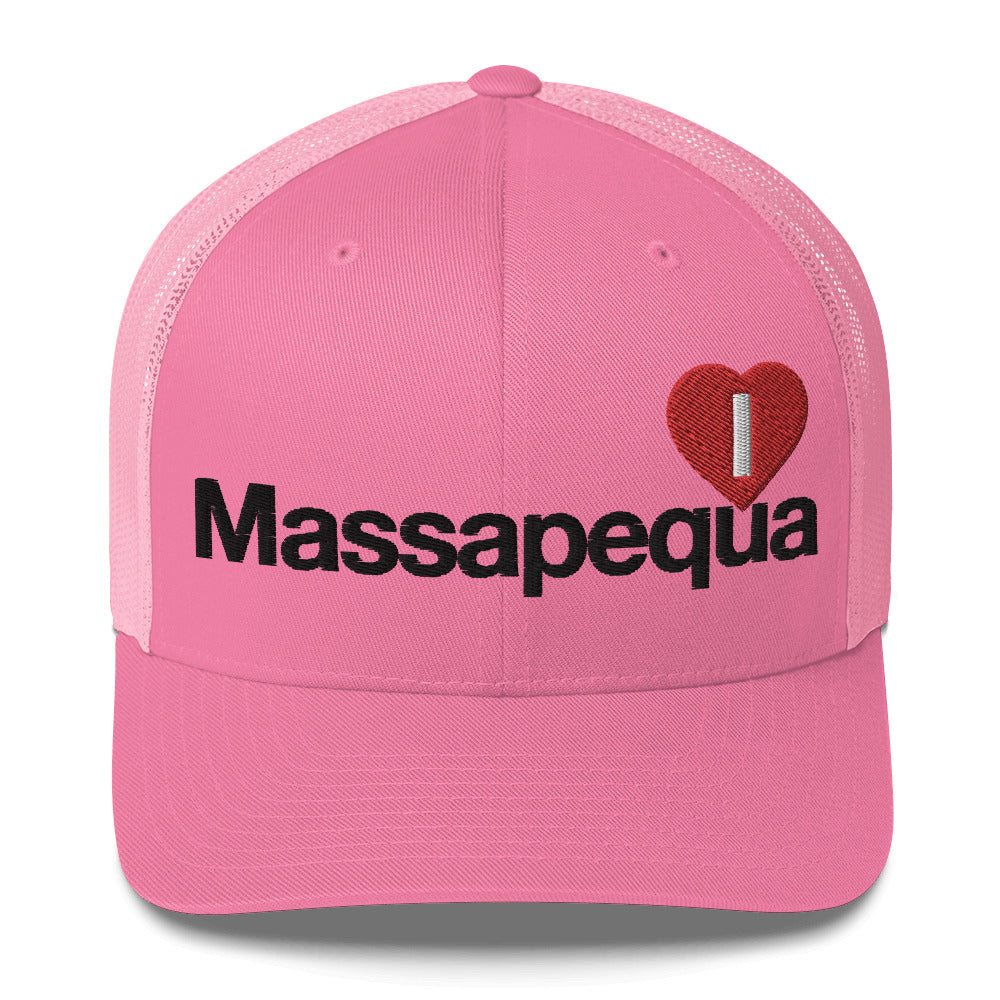 I Love Massapequa Trucker hat