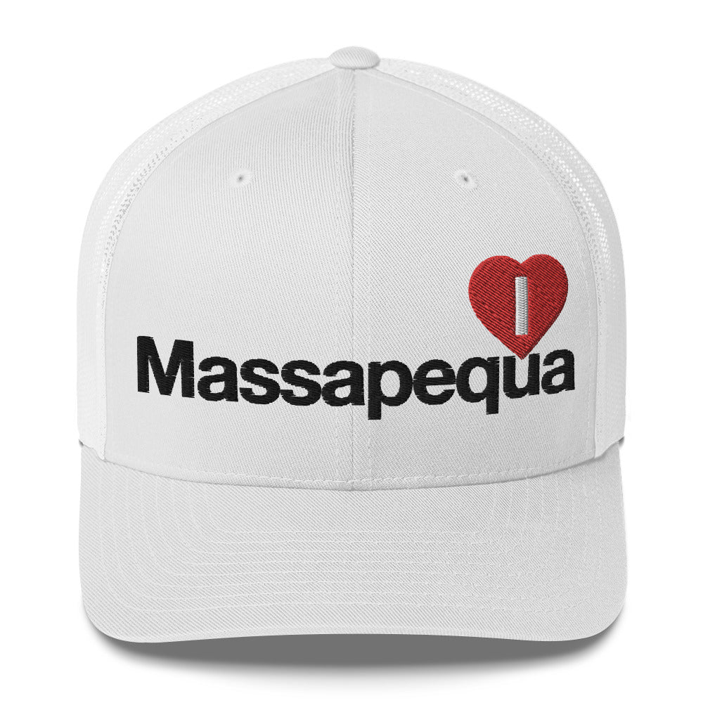 I Love Massapequa Trucker hat