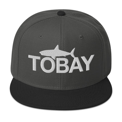 Massapequa TOBAY Shark Snapback Hat