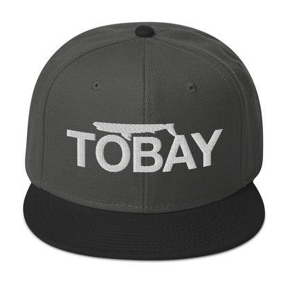 Massapequa TOBAY Shark Snapback Hat