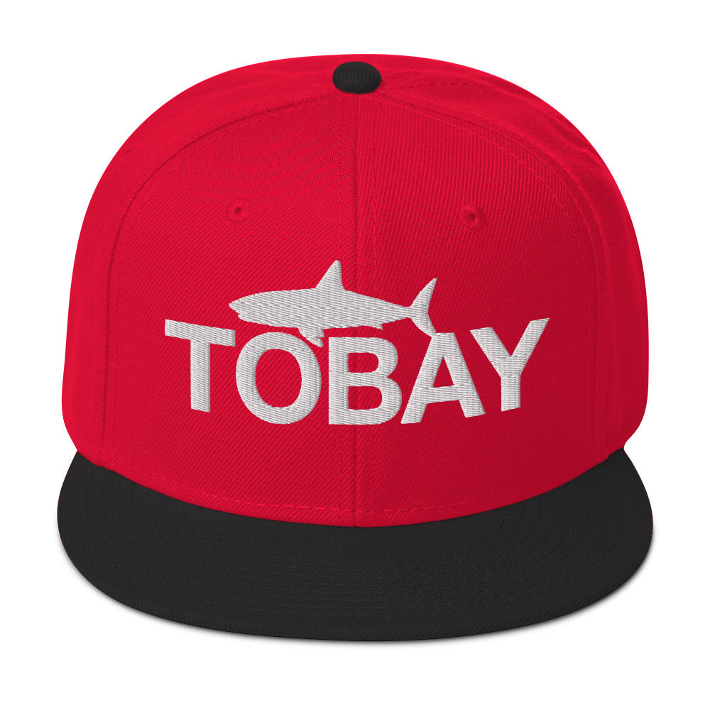 Massapequa TOBAY Shark Snapback Hat